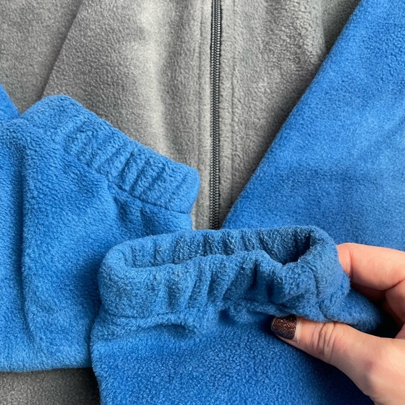 Men’s Columbia Full Zip Fleece Jacket Blue / Gray Size L - Picture 13 of 13